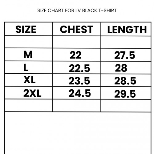 L*V Monogram Gradient T-Shirt Black
